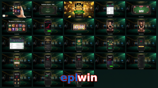 Main screen of Eplwin bet page for PK players